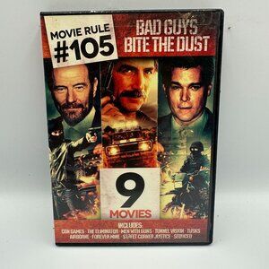 Movie Rule 105 Bad Guys Bite The Dust 9 Movies Film Set Over 14 Hrs R DVD